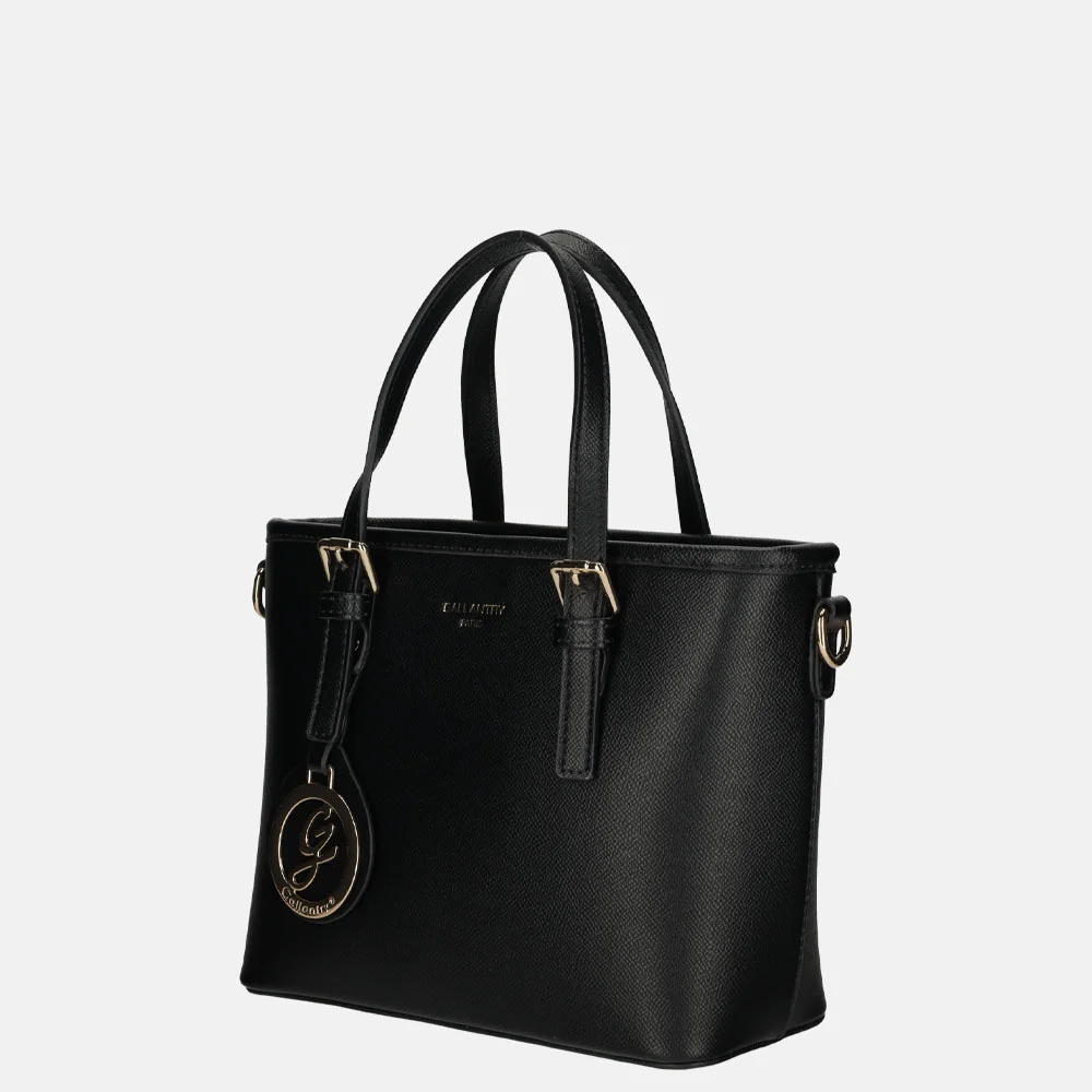 Firenze Saffiano handtas S black bij Duifhuizen