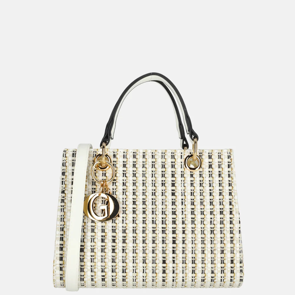 Firenze Bouclé handtas white