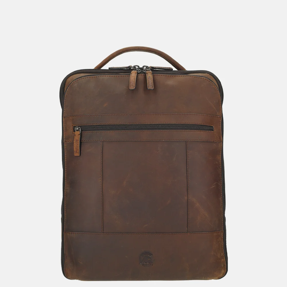 Pylos 59 Hunter laptoprugzak 15 inch coffee