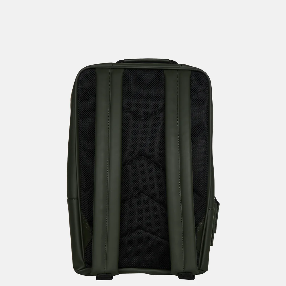 Rains Book Backpack rugzak 13 inch green bij Duifhuizen