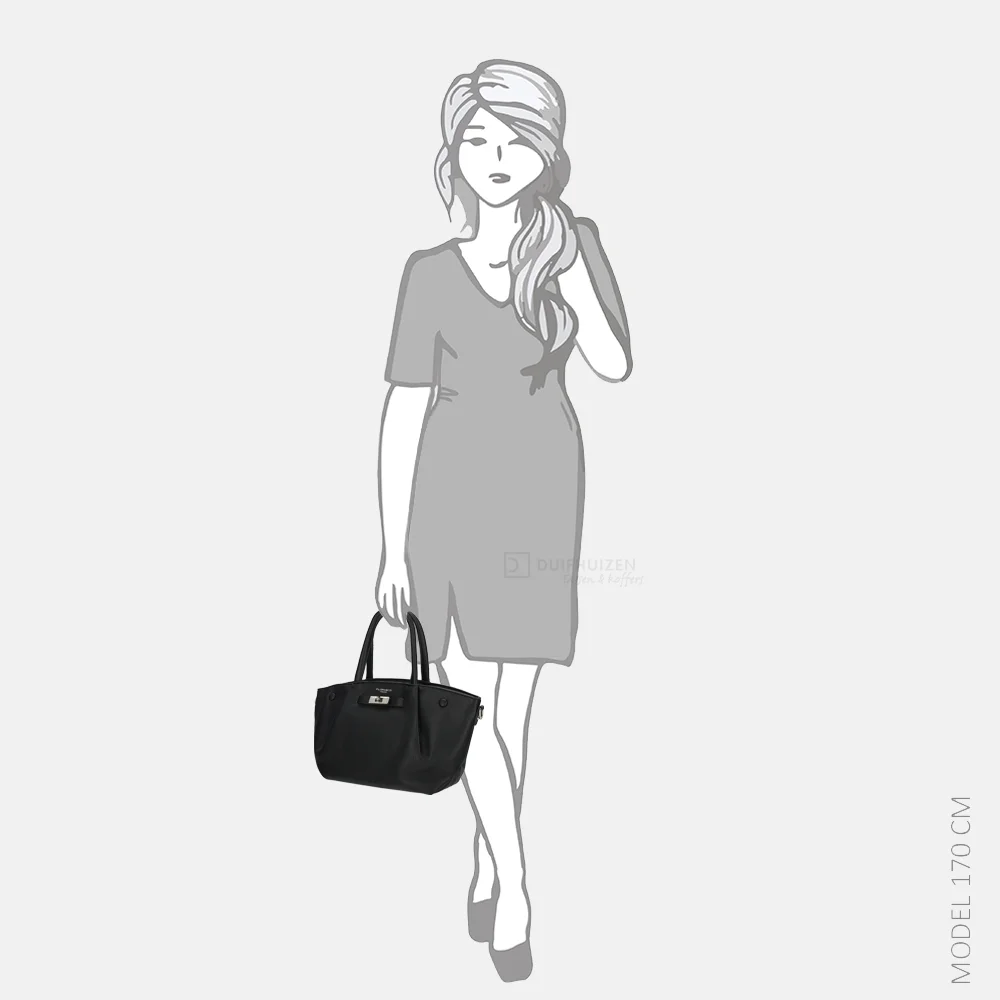 Flora & Co handtas noir bij Duifhuizen