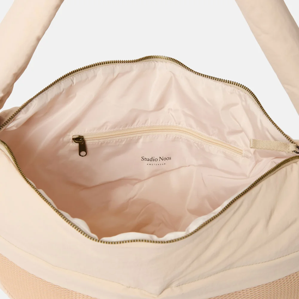 Studio Noos Patchwork crossbody tas oatmeal bij Duifhuizen