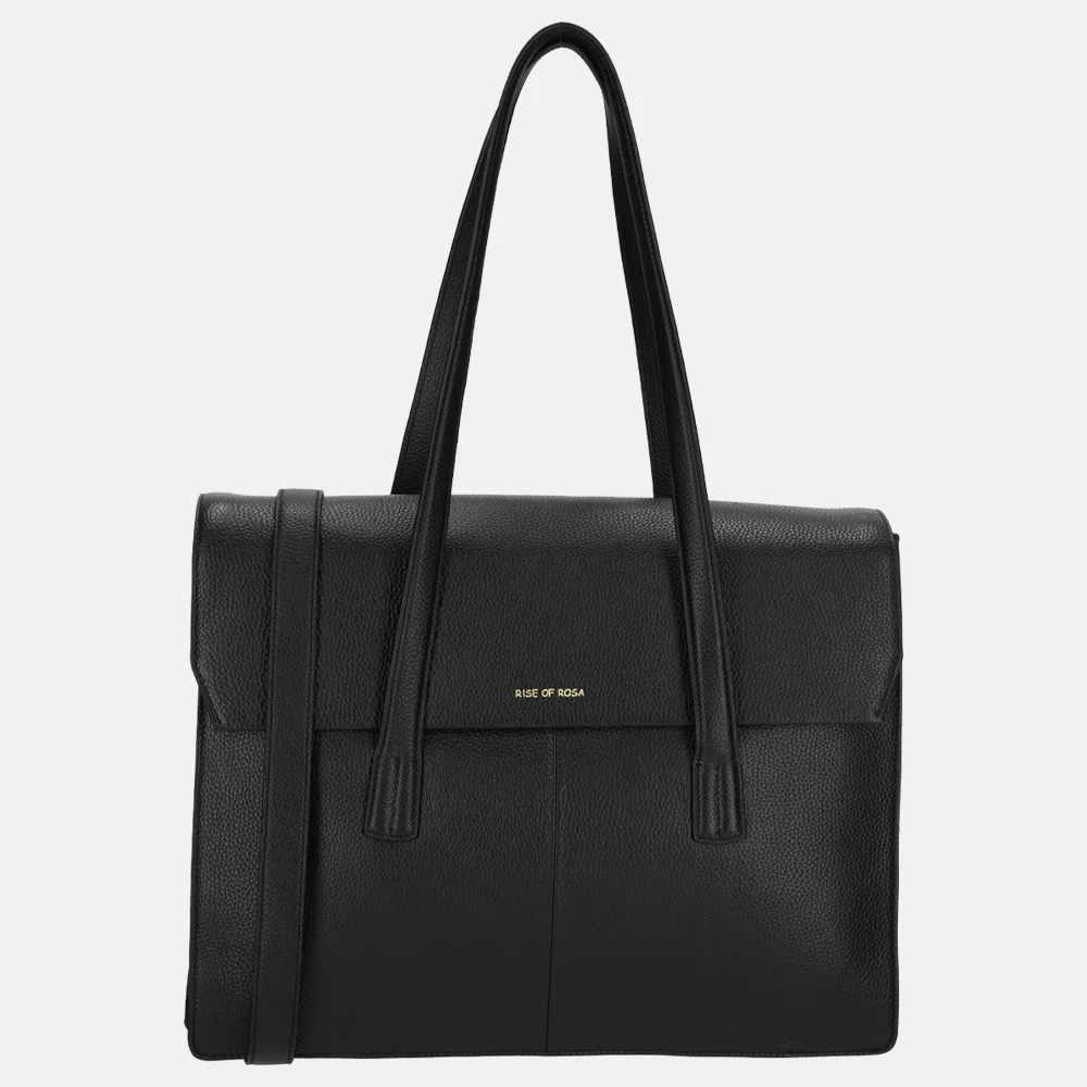 Rise of Rosa laptoptas 16 inch zwart