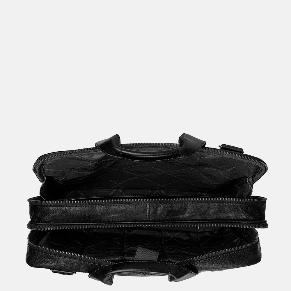 Chesterfield Manuel laptoptas 15.4 inch black bij Duifhuizen