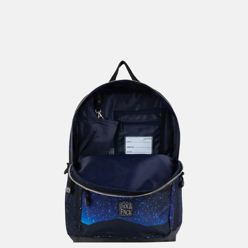 Pick and Pack Universe kinderrugzak M blauw bij Duifhuizen