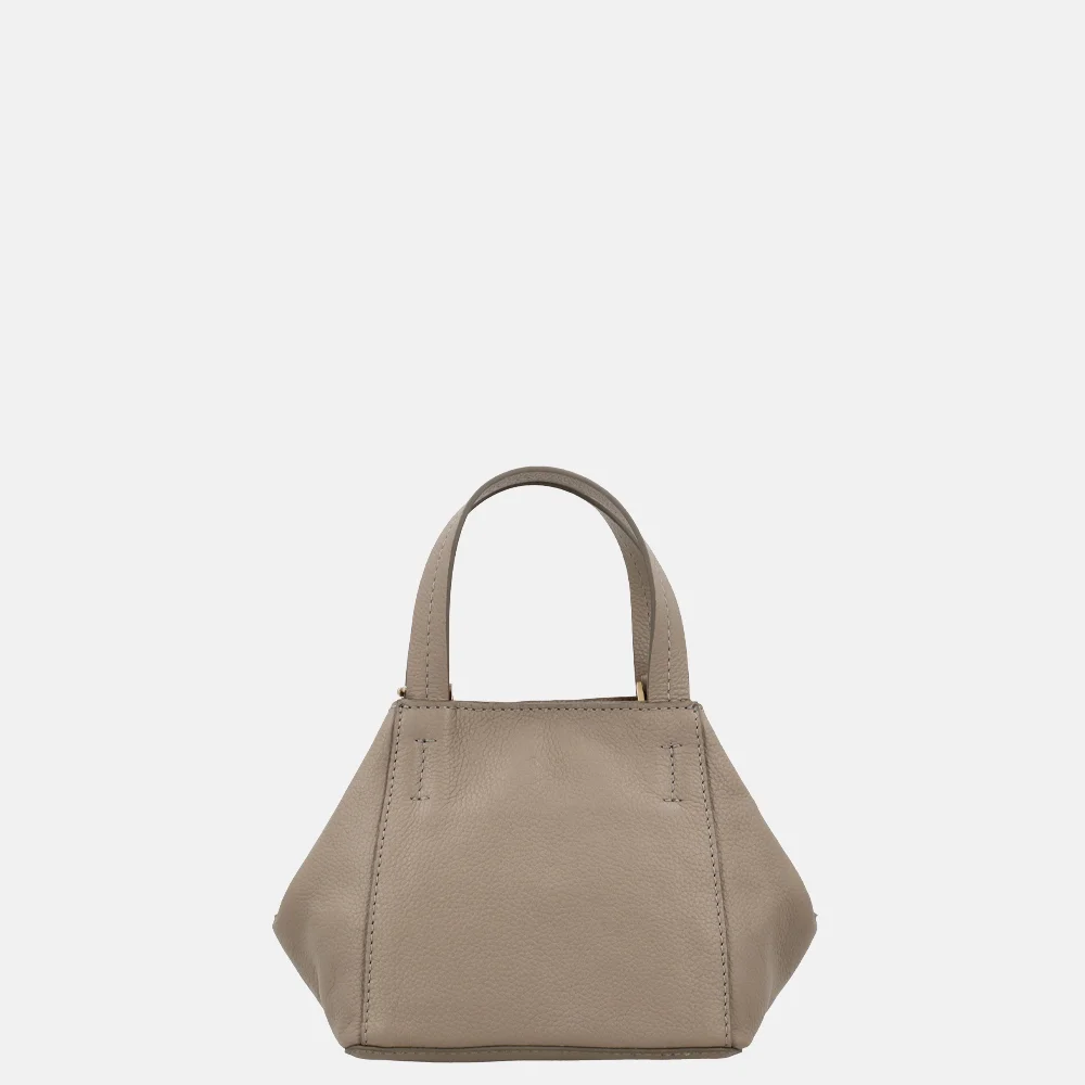 Loulou Essentiels Elodie handtas soft sepia bij Duifhuizen