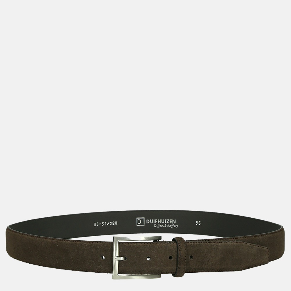 Duifhuizen heren riem 3.5 cm brown