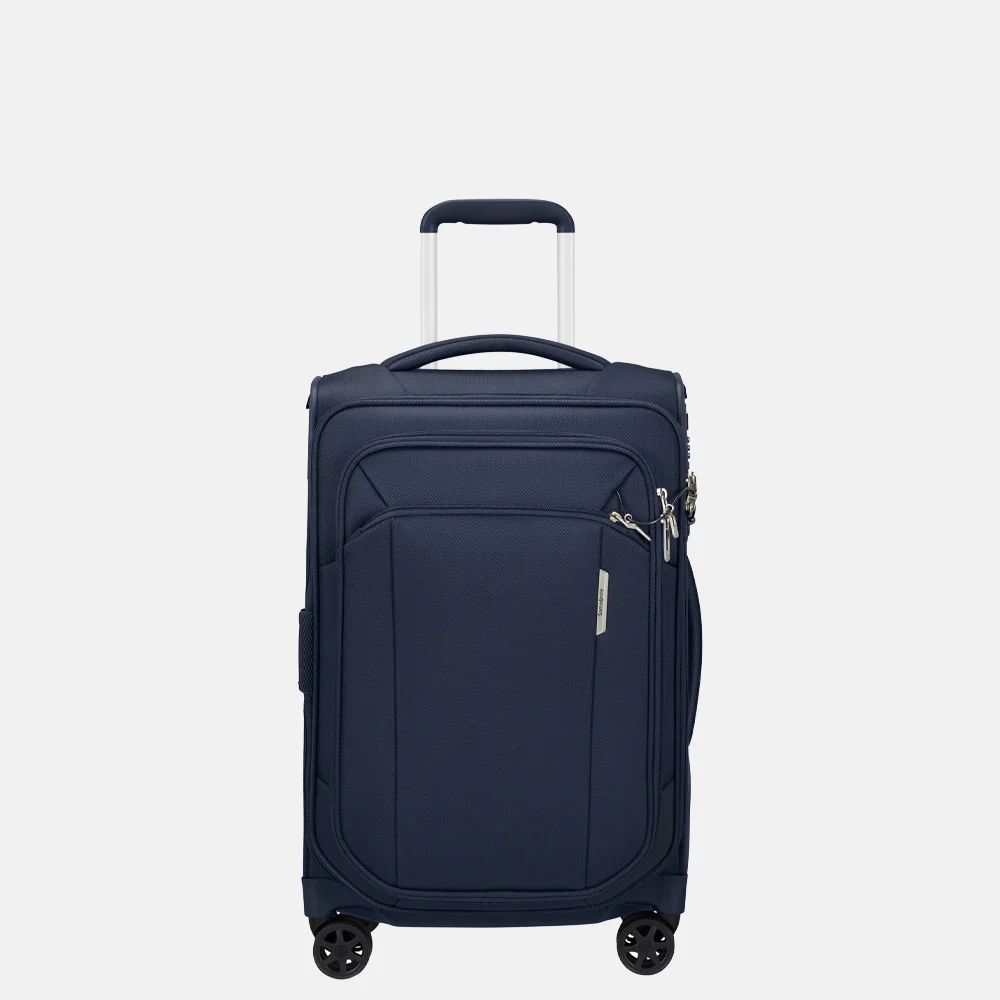 Samsonite Respark Length handbagage koffer 55 cm midnight blue bij Duifhuizen