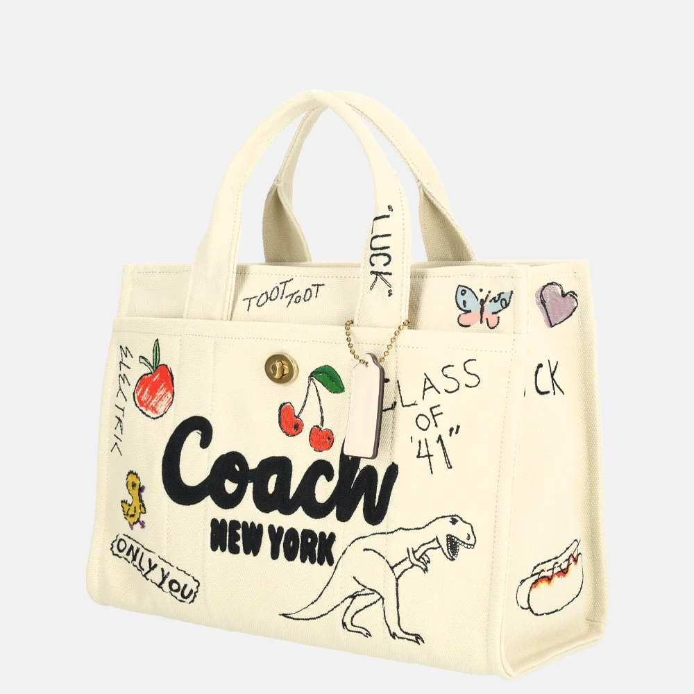Coach Sketch print Cargo handtas M natural multi bij Duifhuizen