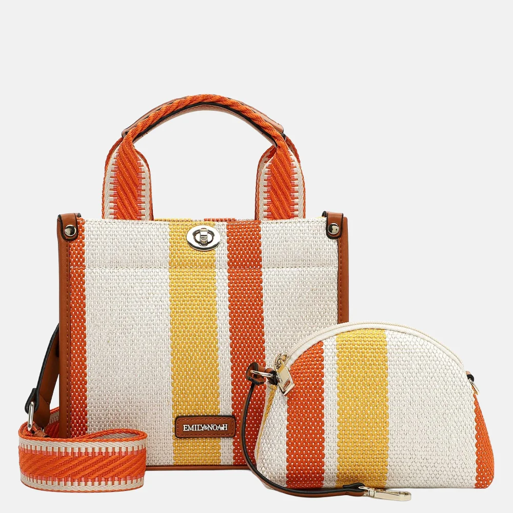 Emily & Noah Jasmin handtas S orange bij Duifhuizen