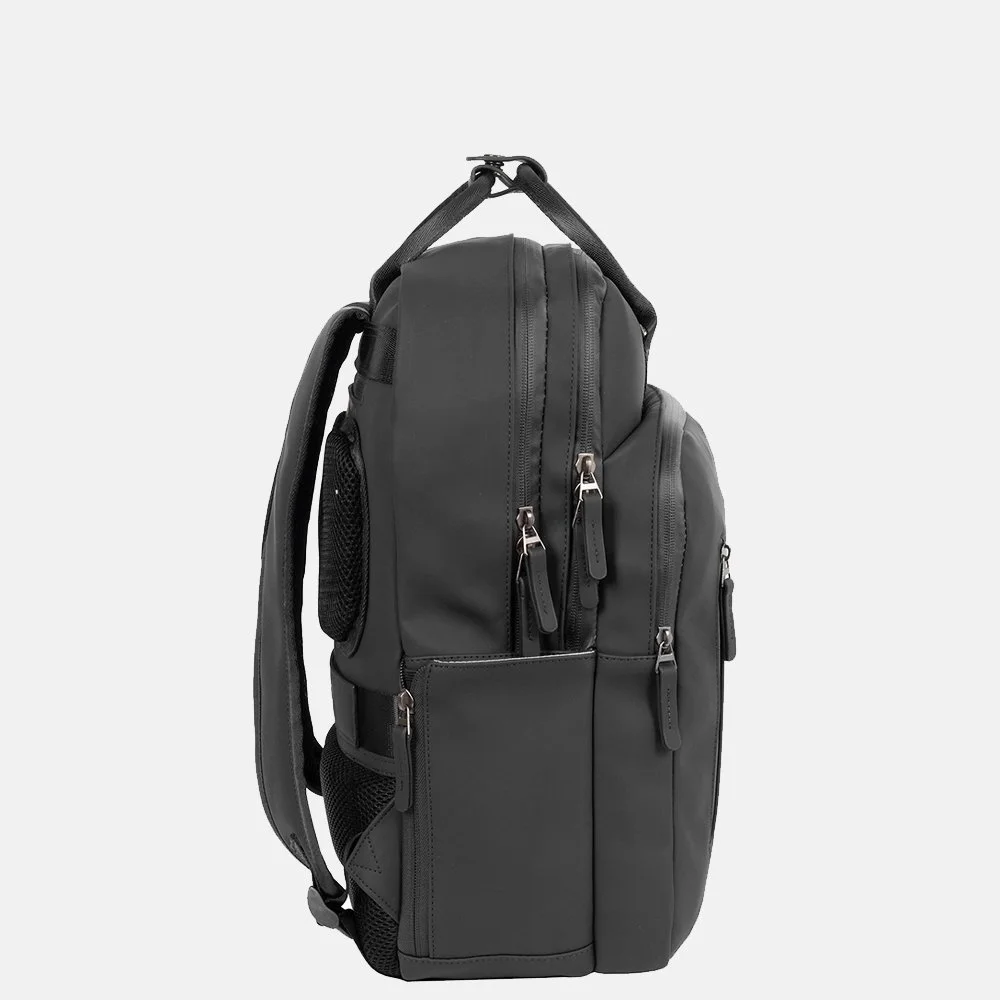 New Rebels William rugzak 15.6 inch black bij Duifhuizen