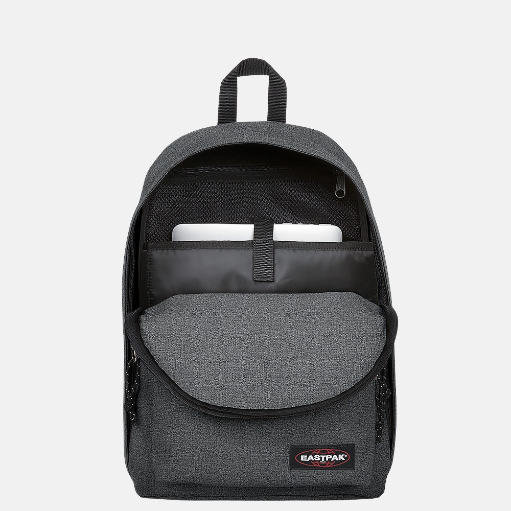 Eastpak Out Of Office rugzak 14 inch black denim bij Duifhuizen