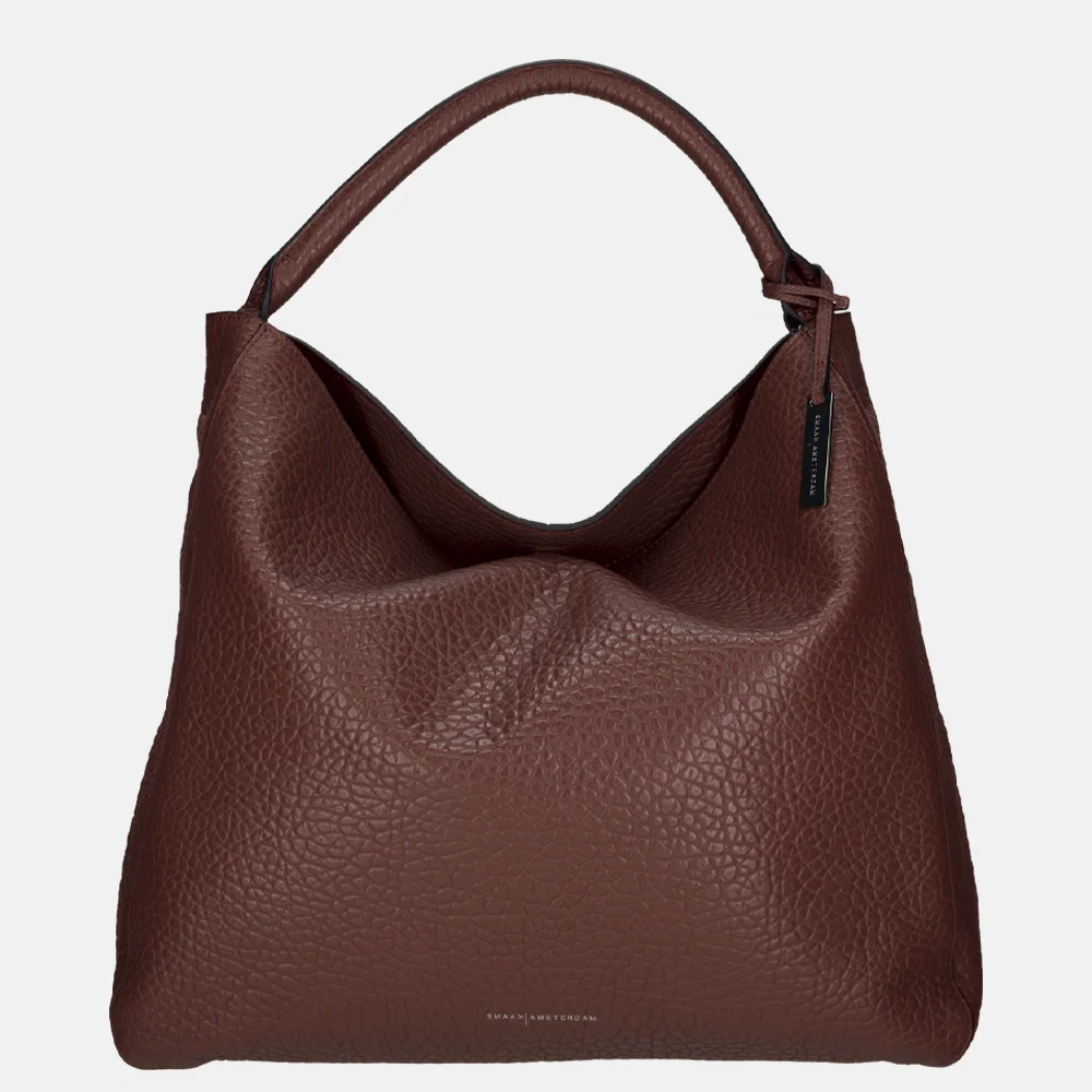 Smaak Amsterdam Hutton buideltas XL plum 022674-Donker rood