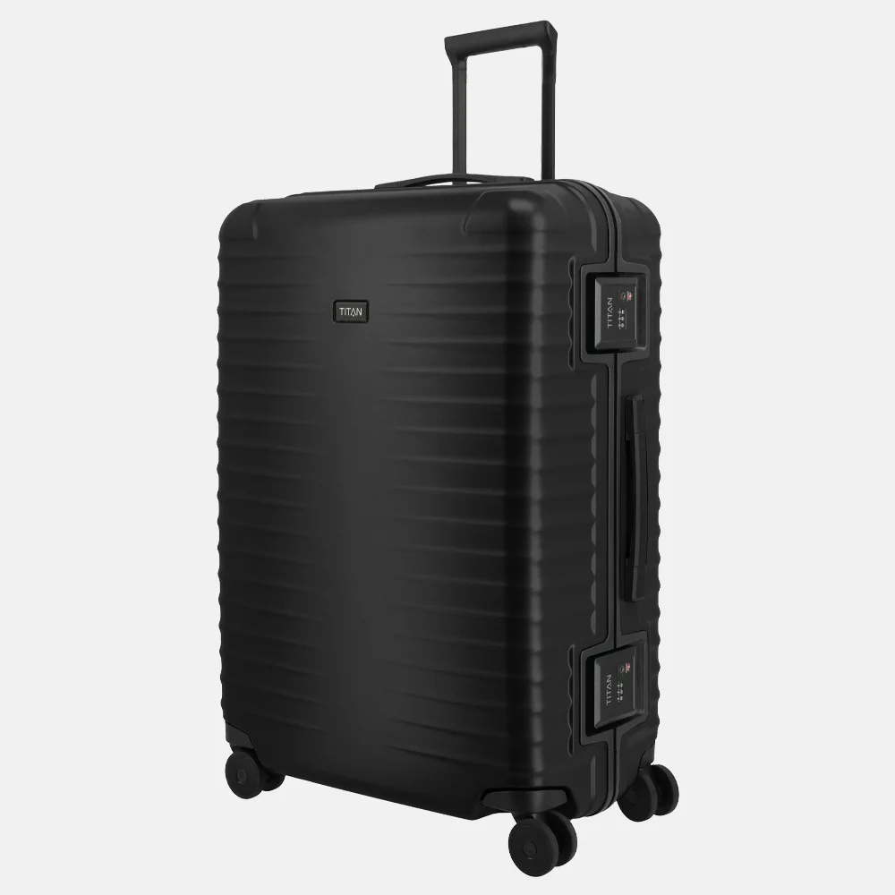 Titan Overseas reiskoffer 75 cm nightshade black bij Duifhuizen