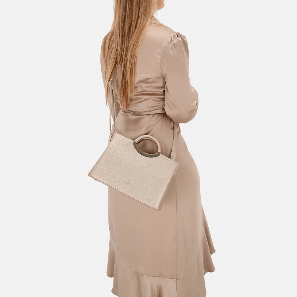 Charm London handtas beugel goud bij Duifhuizen