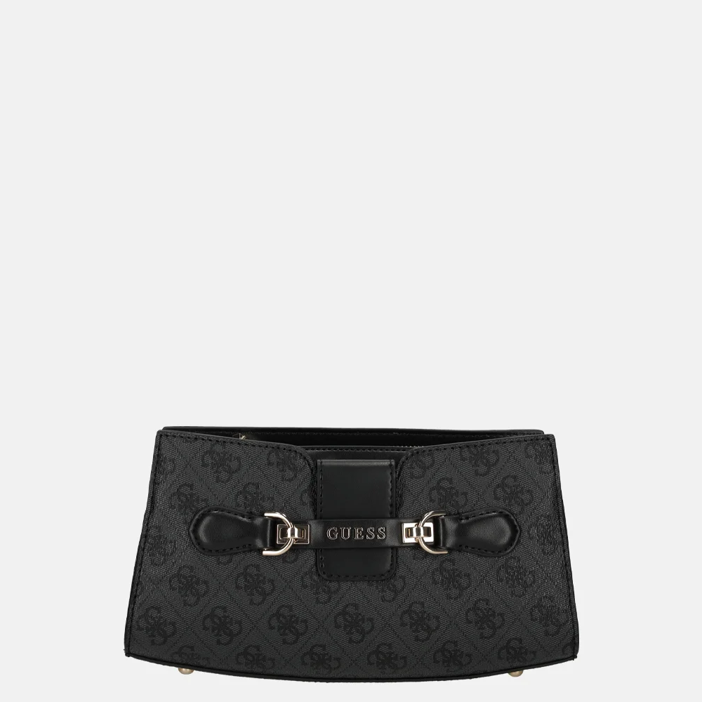 Guess Nolana crossbody tas coal logo bij Duifhuizen