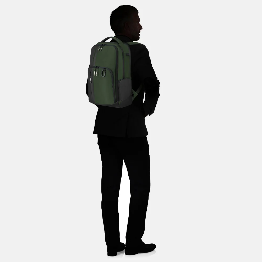 Samsonite Biz2go rugzak 15 inch earth green bij Duifhuizen