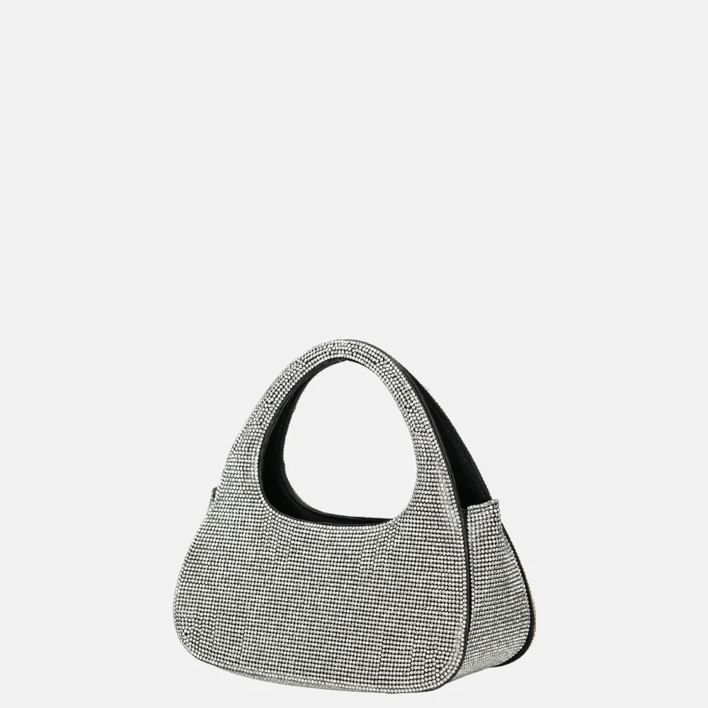 Firenze clutch strass silver bij Duifhuizen