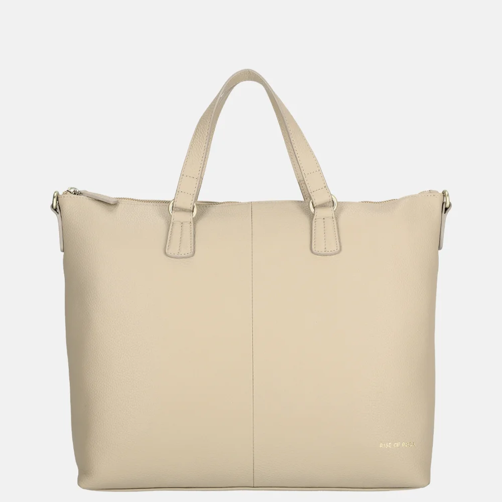 Rise of Rosa handtas met laptopvak M offwhite bij Duifhuizen