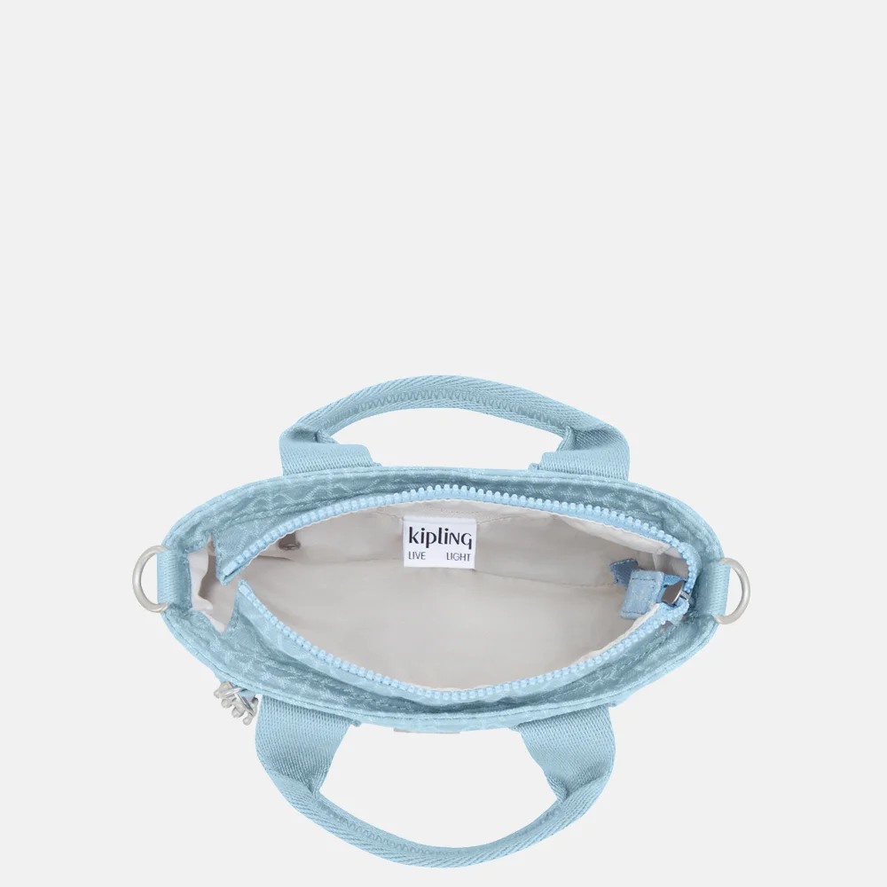 Kipling Ritta handtas mini light denim bij Duifhuizen