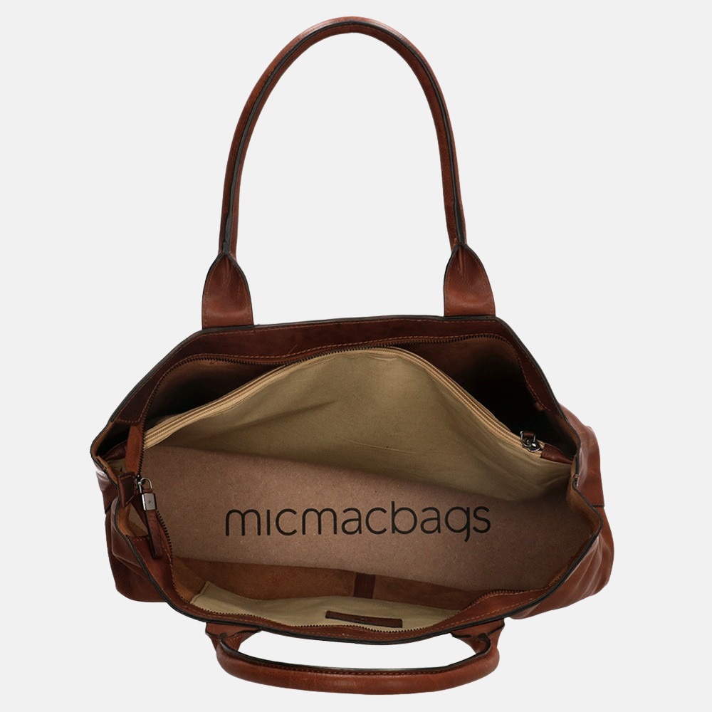 Micmacbags Discover shopper brown bij Duifhuizen