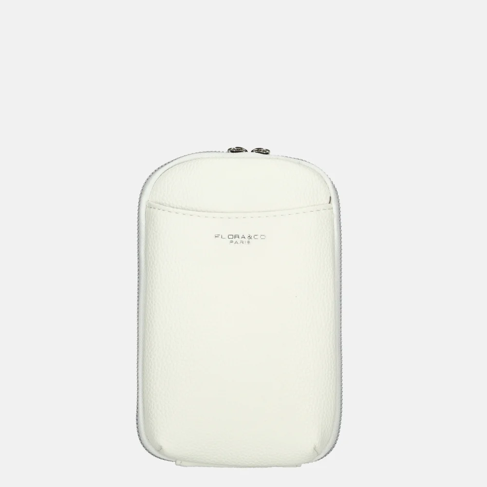 Flora & Co telefoontas white bij Duifhuizen