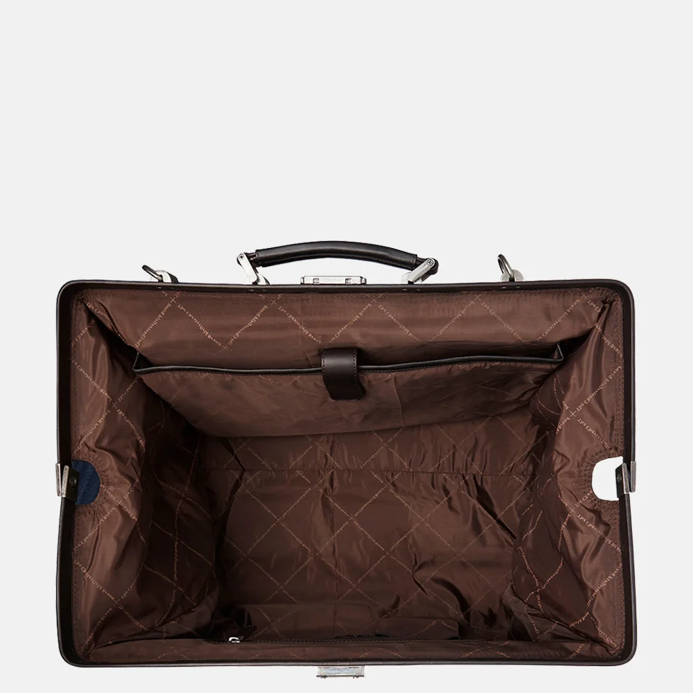 Chesterfield Corfu weekendtas L dark brown bij Duifhuizen