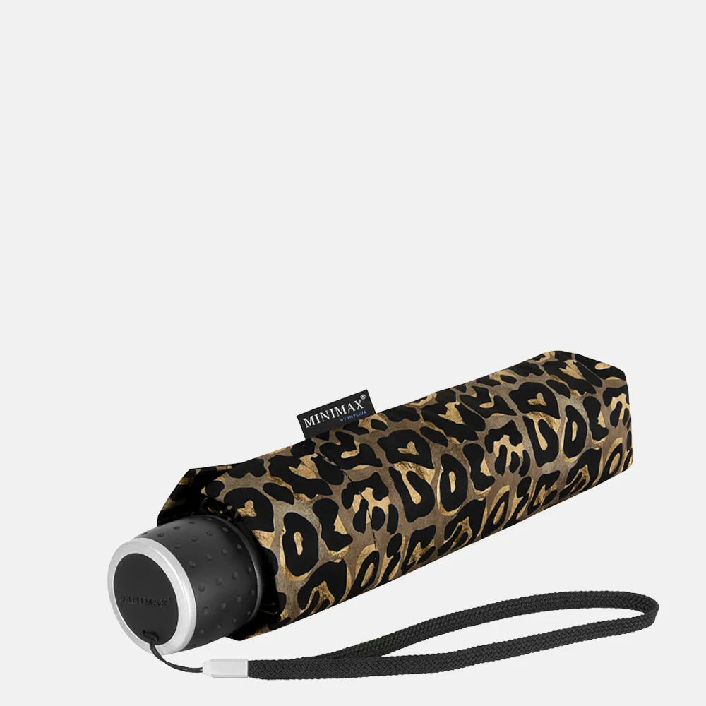 Impliva opvouwbare paraplu panter bij Duifhuizen