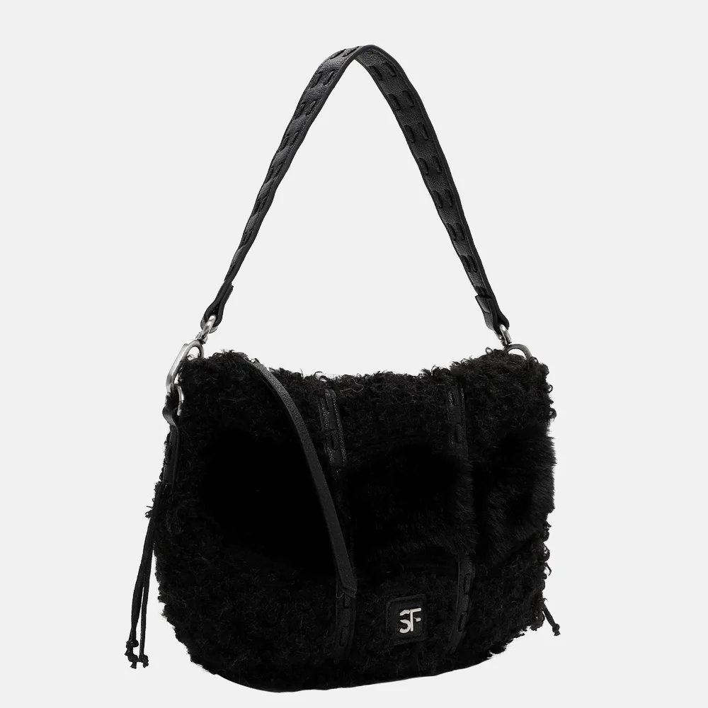 Suri Frey Resy schoudertas teddy black bij Duifhuizen