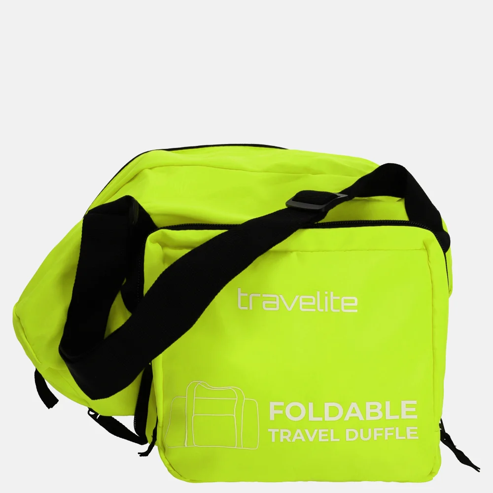 Travelite opvouwbare weekendtas lemon bij Duifhuizen