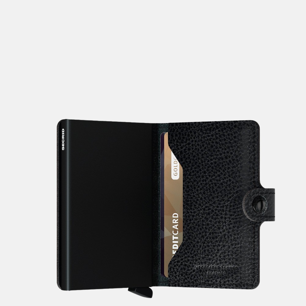 Secrid Miniwallet pasjeshouder Veg Black Black bij Duifhuizen