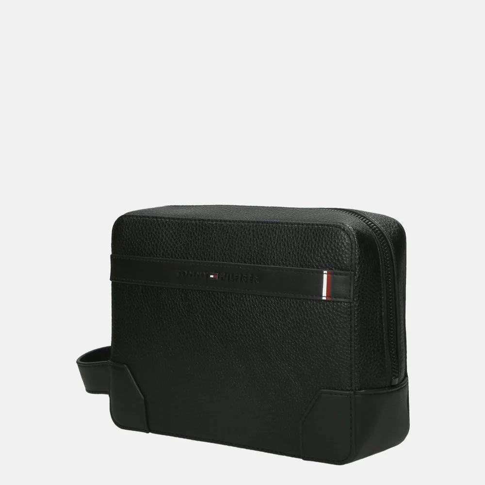 Tommy Hilfiger Central toilettas black bij Duifhuizen