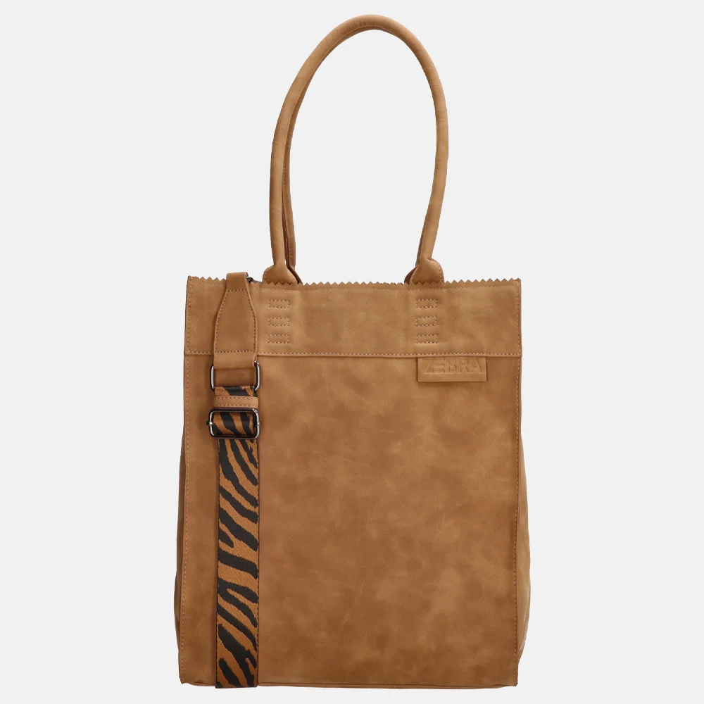 Zebra Trends Merel shopper camel