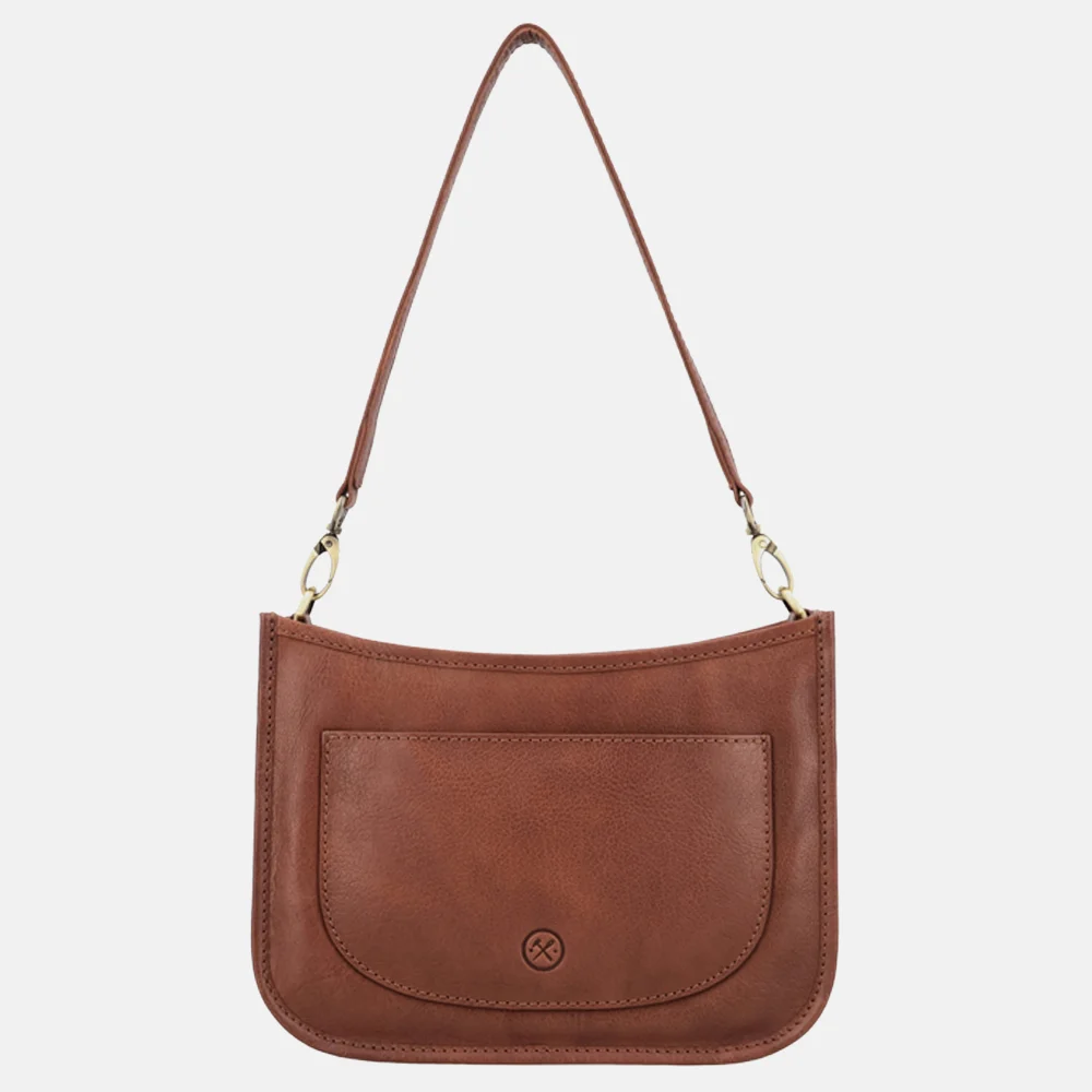Hide & Stitches Jura crossbody tas bruin bij Duifhuizen