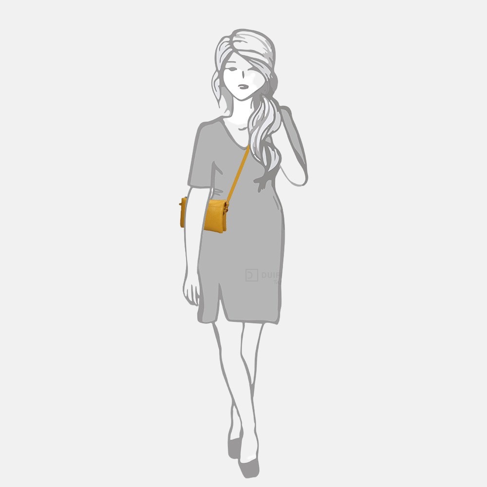 GiGi Fratelli Romance crossbody tas yellow gold bij Duifhuizen