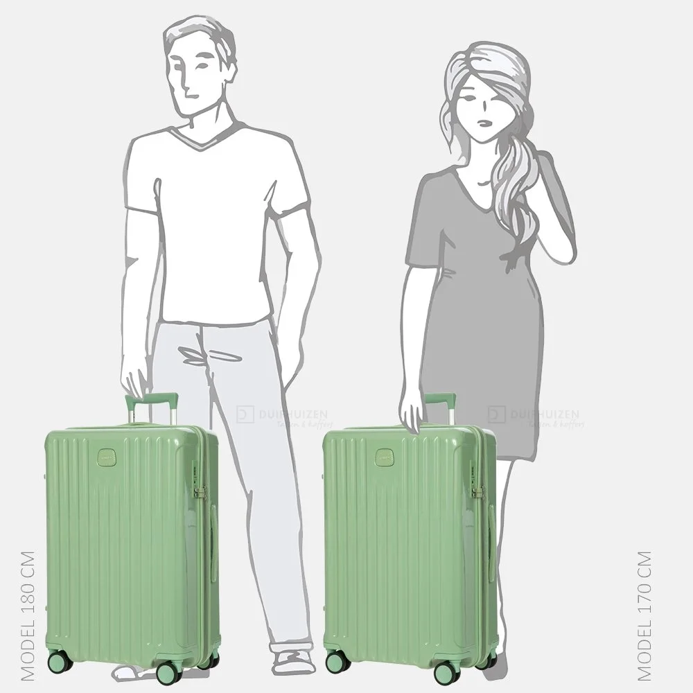 Bric's Positano koffer 69 cm sage green bij Duifhuizen