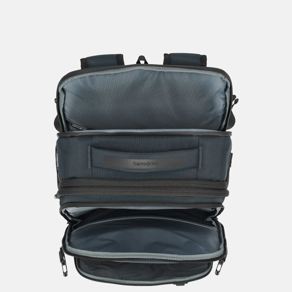 Samsonite Expandable Overnight Biz2go laptoprugzak 17.3 inch deep blue bij Duifhuizen