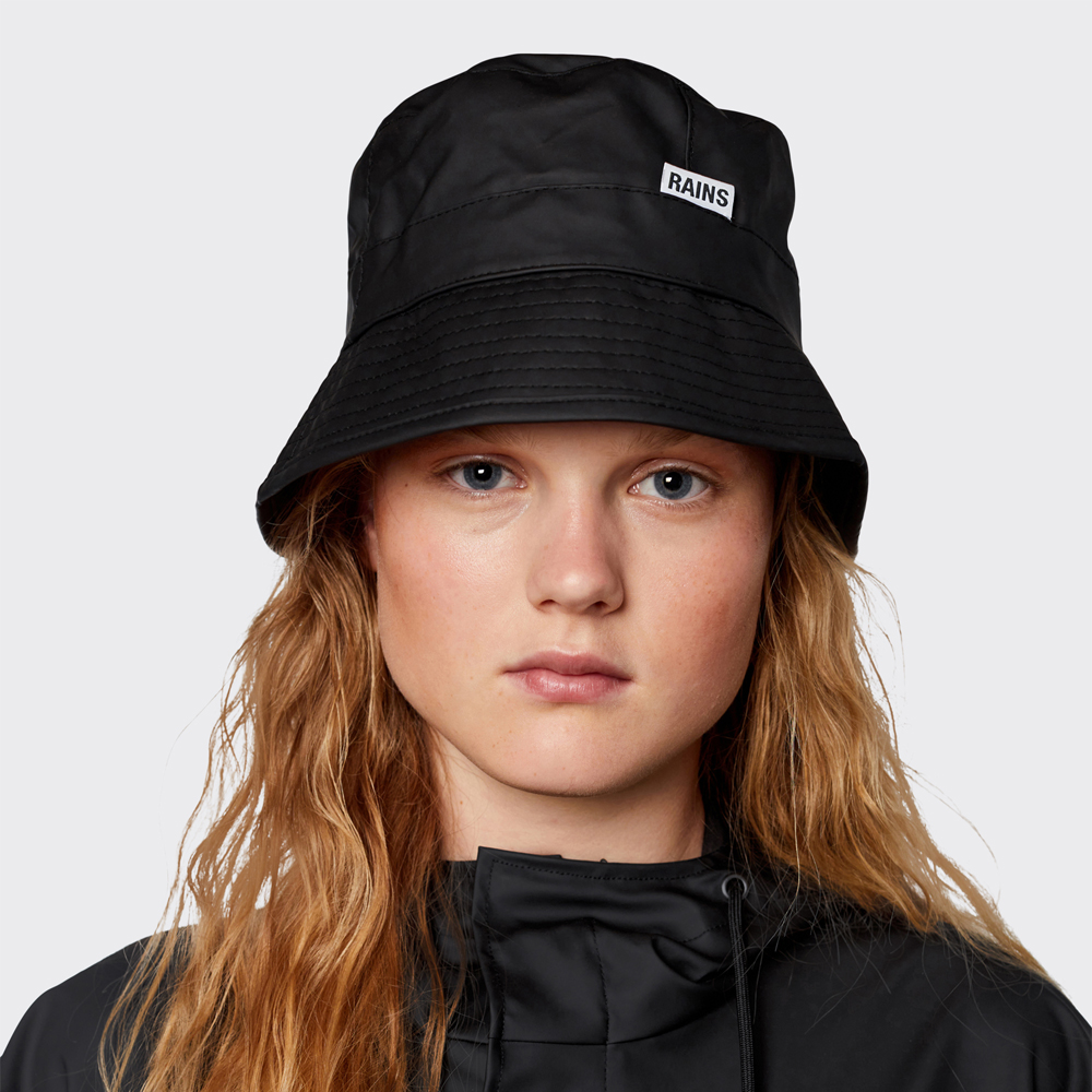 Rains Bucket Hat black bij Duifhuizen