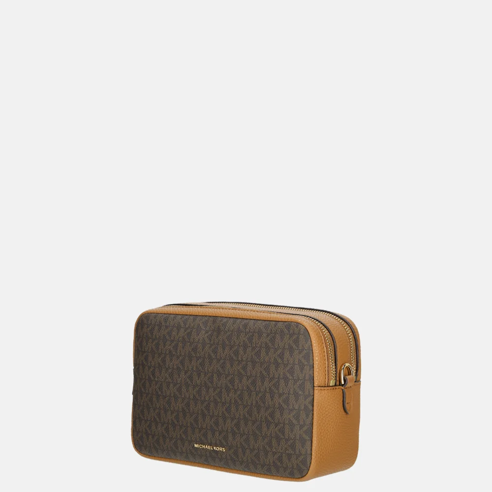 Michael Kors Bryant crossbody tas M brown/acorn bij Duifhuizen