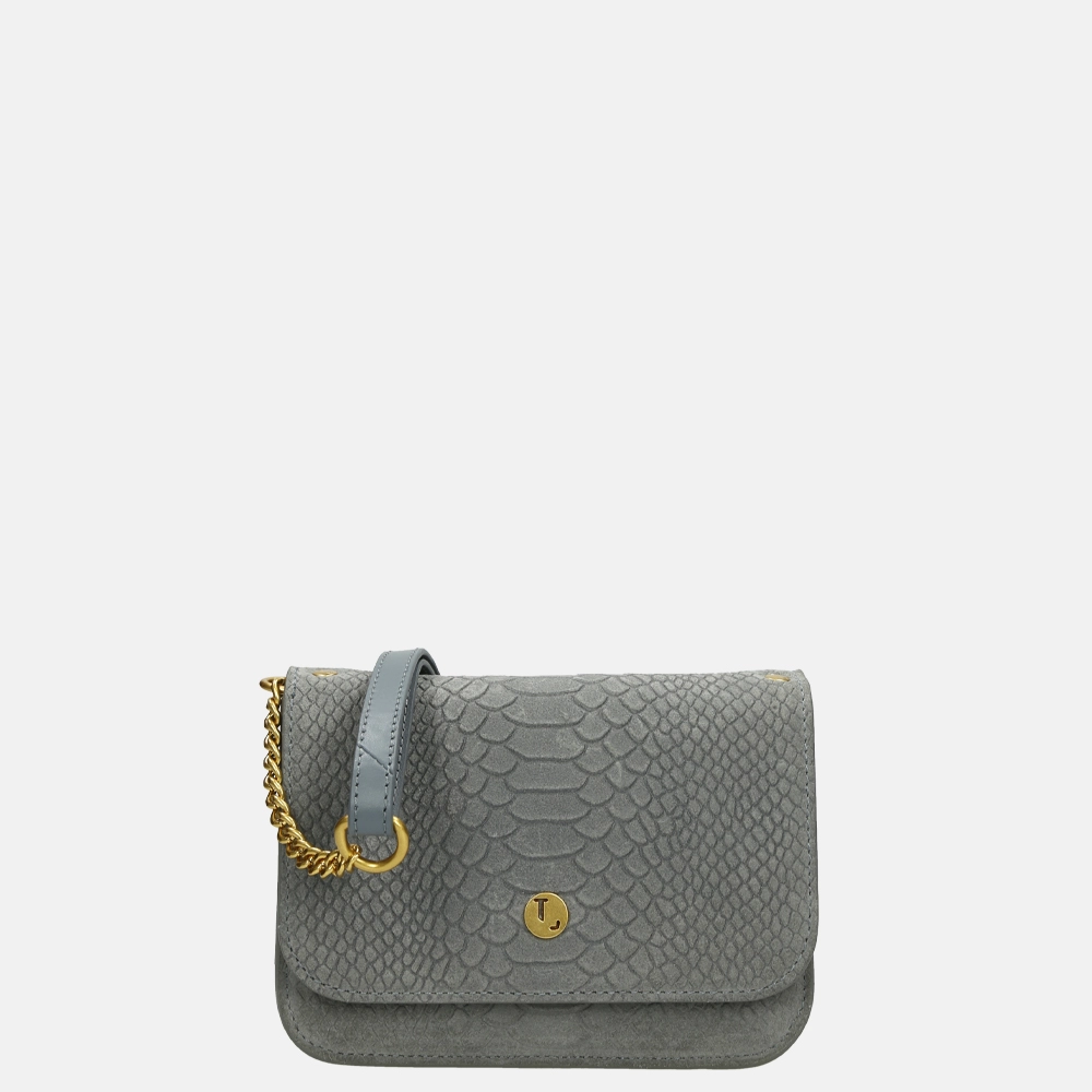 Loulou Essentiels Sugar Snake crossbody tas oyster