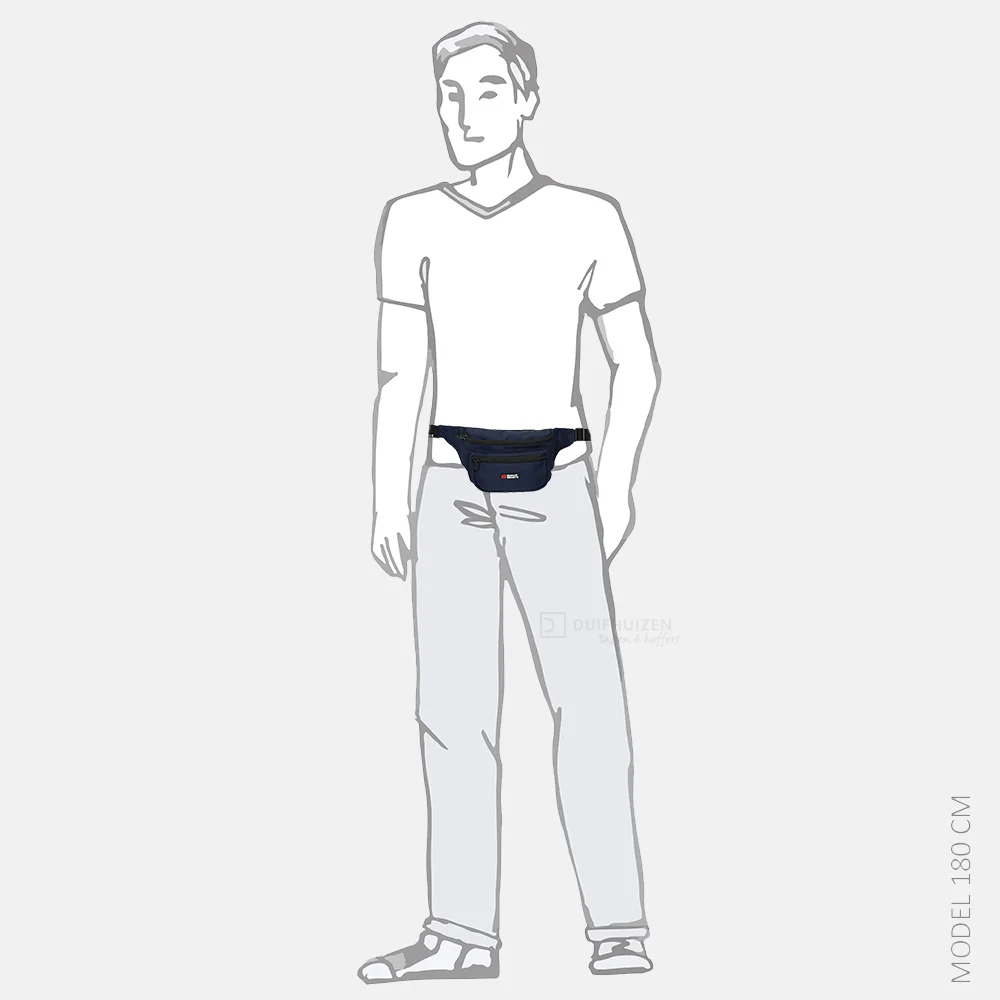 Enrico Benetti Amsterdam heuptas blauw bij Duifhuizen