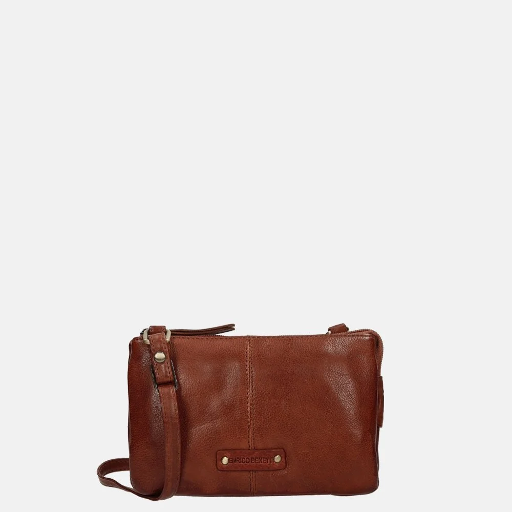 Enrico Benetti crossbody tas cognac bij Duifhuizen