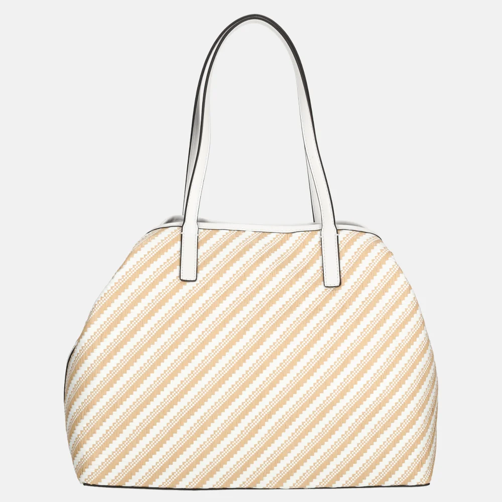 Guess Vikky 2 in 1 tote shopper L natural/white bij Duifhuizen