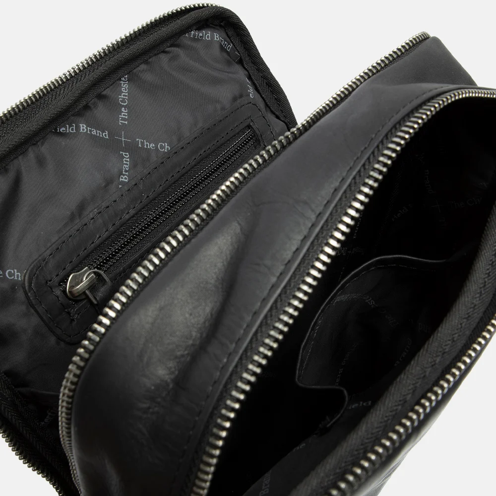 Chesterfield Alva schoudertas black bij Duifhuizen