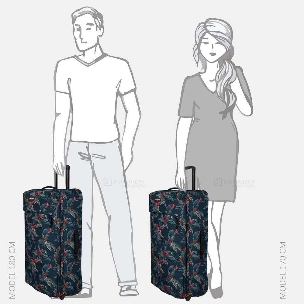 Eastpak Upright Traf'ik light reistas M red brize bij Duifhuizen
