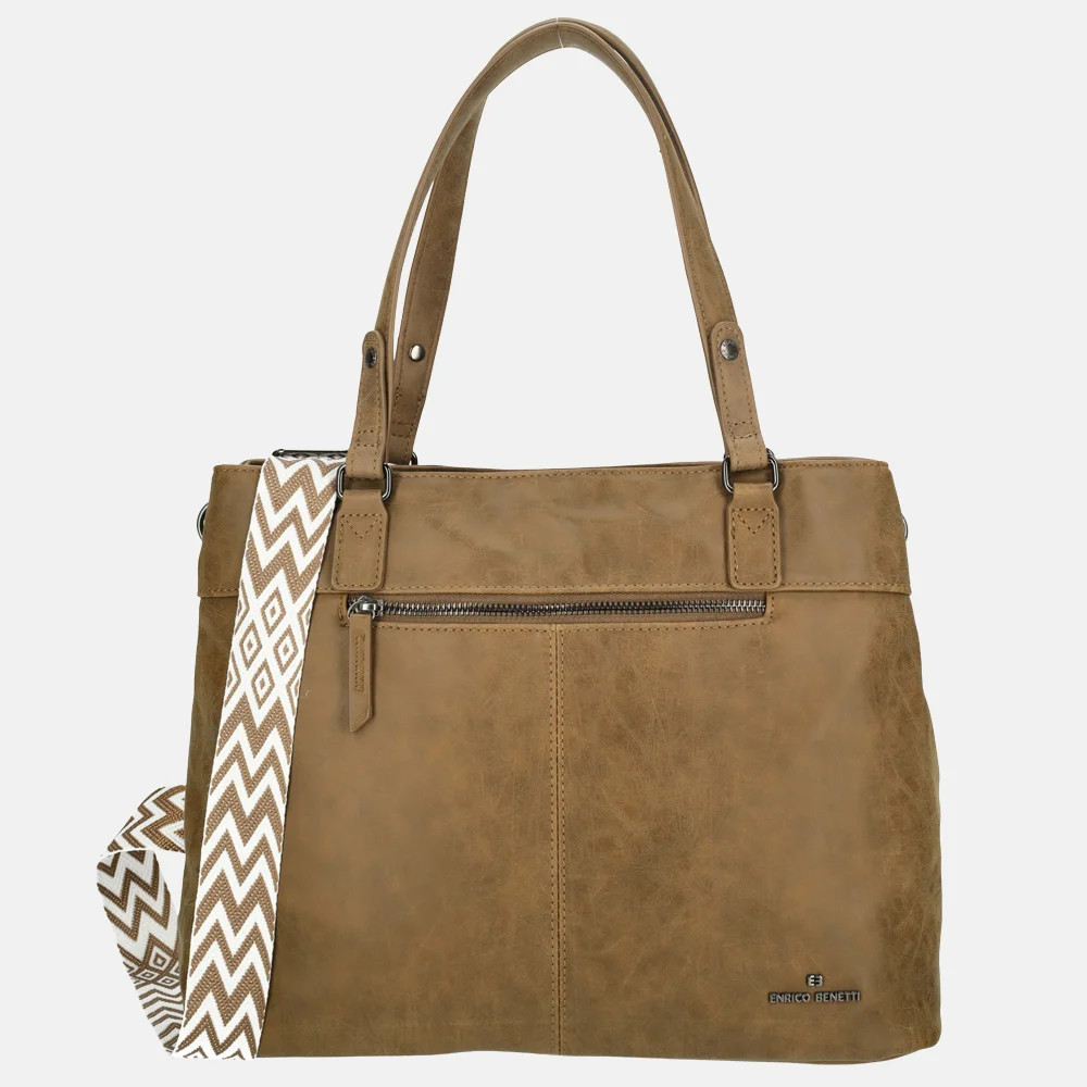 Enrico Benetti Stacey shopper camel