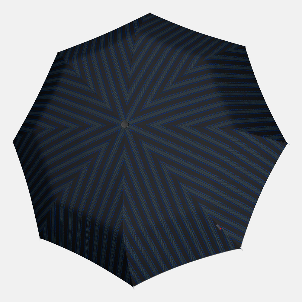 Knirps Duomatic opvouwbare paraplu M 2line up black
