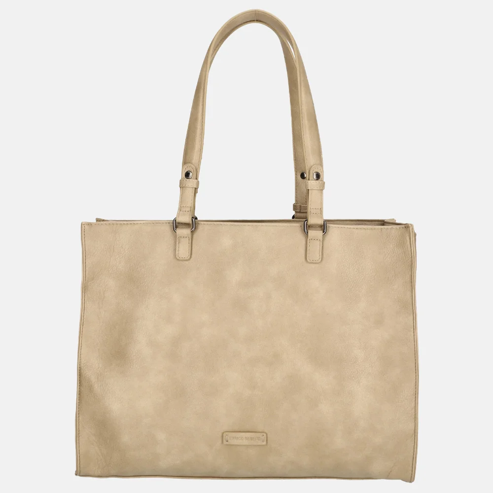 Enrico Benetti Lily shopper 15 inch zand