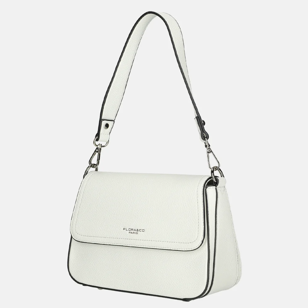 Flora & Co crossbody tas white bij Duifhuizen