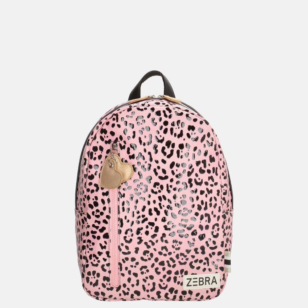 Zebra Trends kinderrugzak M pink spot